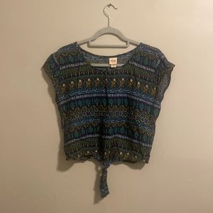 Boho Crop Top